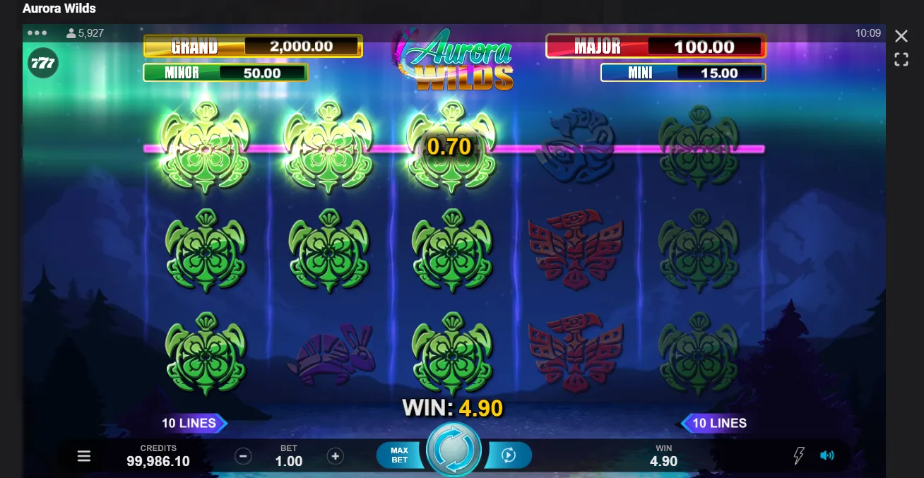 Aurora Wilds Free Spins