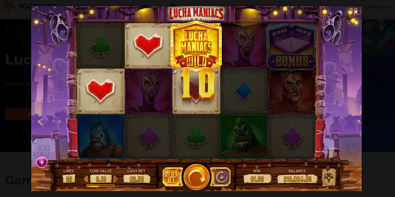 Lucha Maniacs Slot