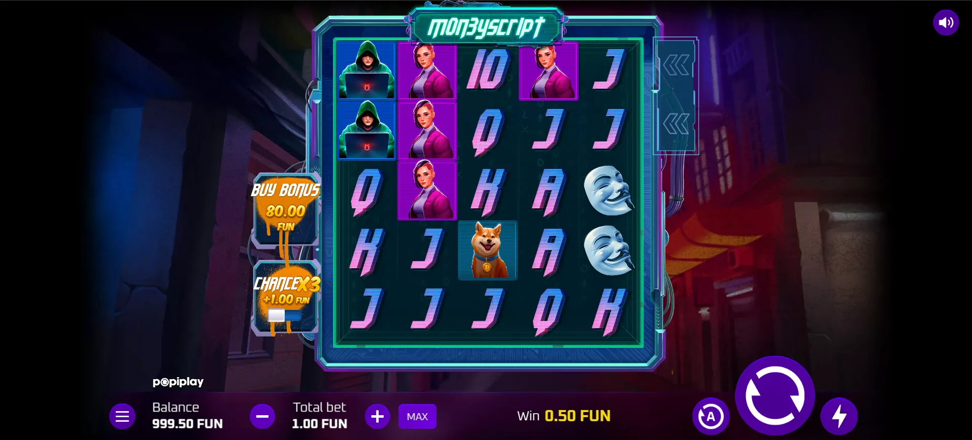 MoneyScript Slot Game