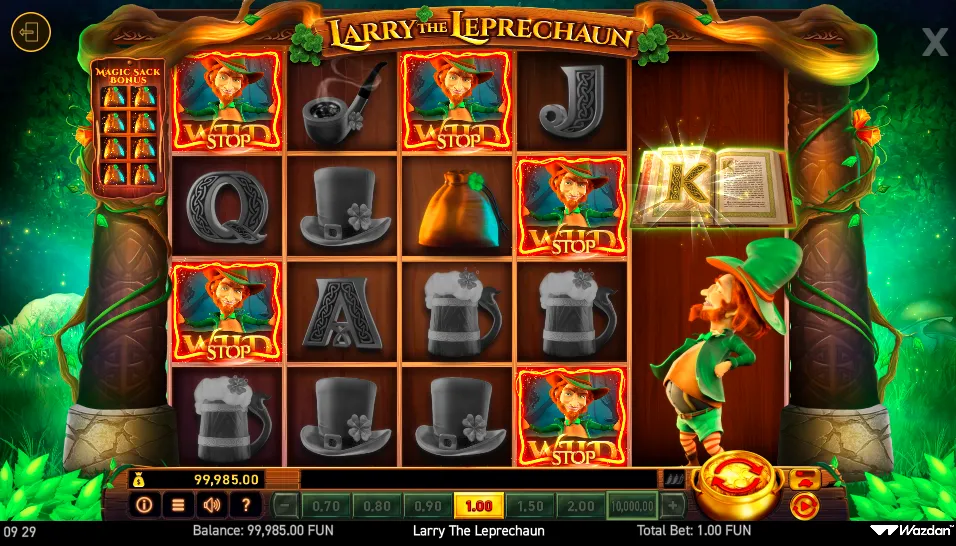 Larry The Leprechaun Slot Game Free Spins Background Image