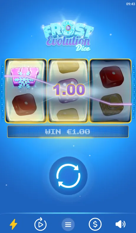 Frost Evolution Dice Slot Game