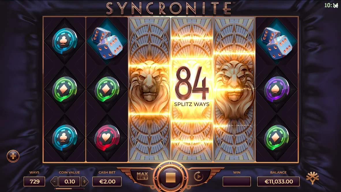 Syncronite Splitz Slot Game