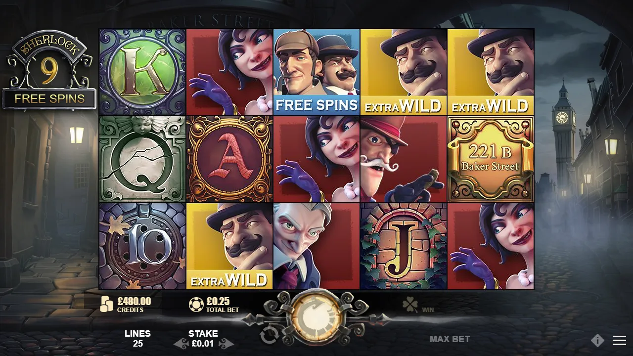 Sherlock of London Slot Game Free Play