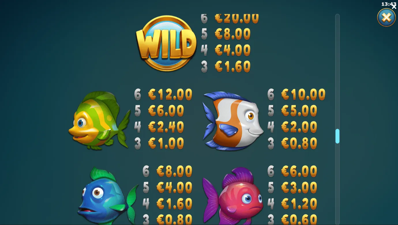 Fish Tank 2 Gigablox Slot Demo Background Image