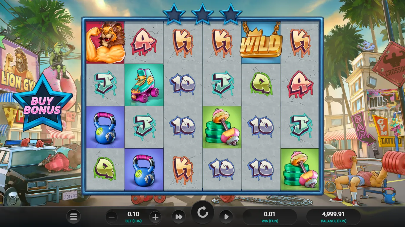 Beast Mode Slot Game Background Image