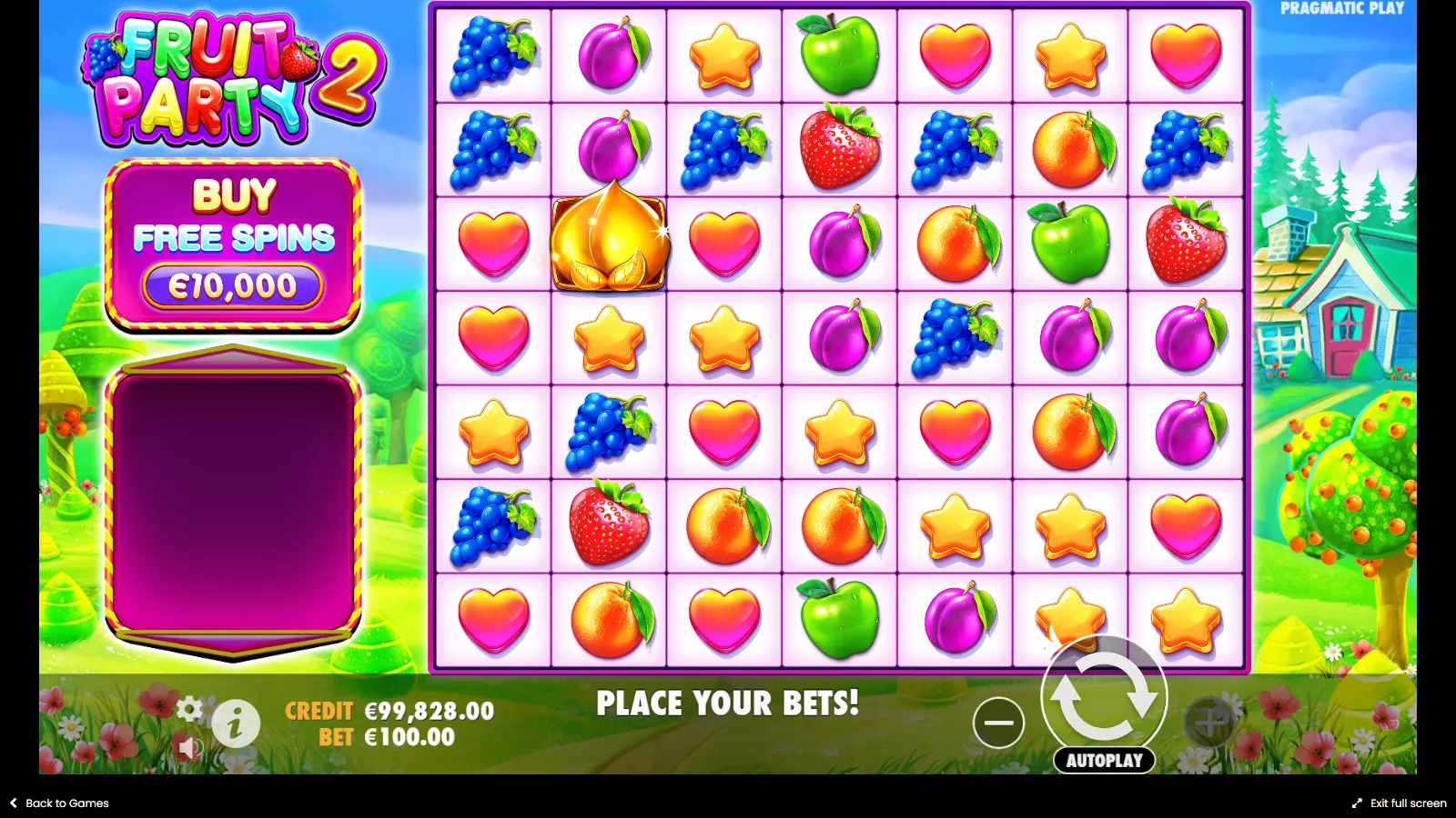 Fruit Party 2 Background Image