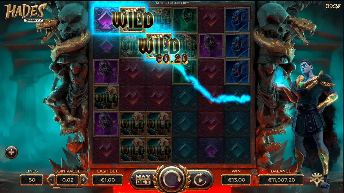 Hades Slot Game Background Image