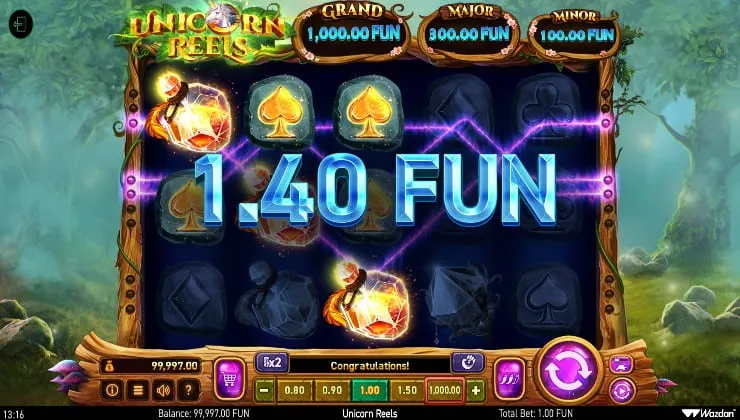 Unicorn Reels Slot Game Background Image