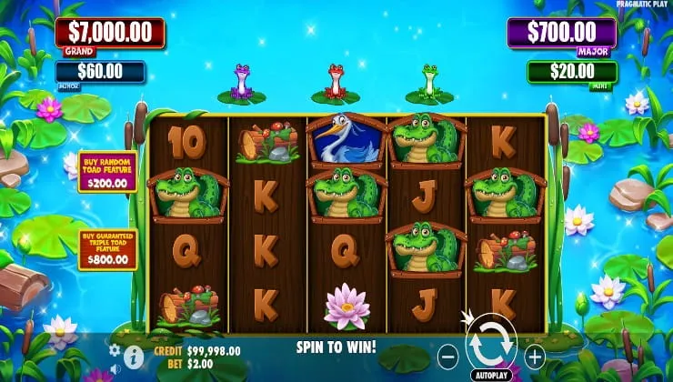 Tiny Toads Slot Review Background Image