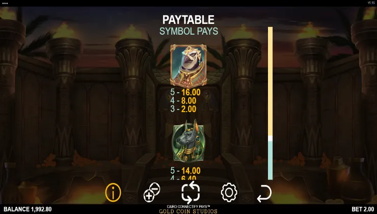 Cairo Connectify Pays Slot Background Image