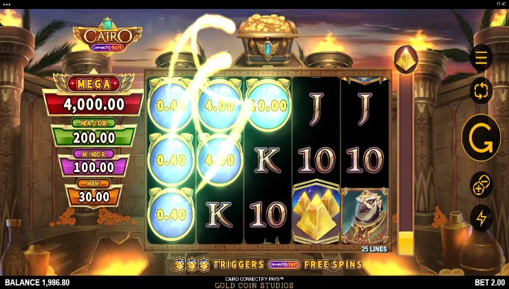 Cairo Connectify Pays Free Slot Background Image