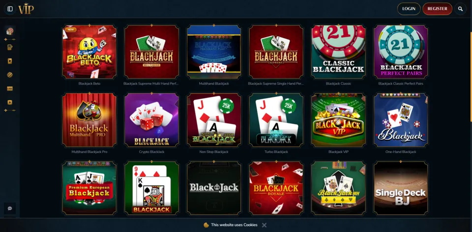 VIP Casino Live Games Background Image