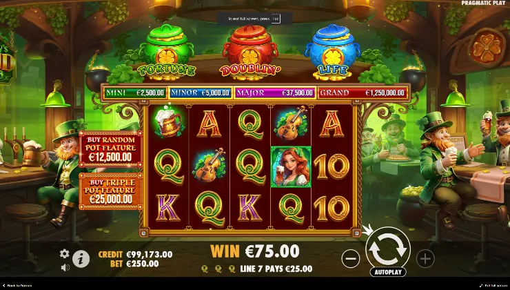 Lucky’s Wild Pub Slot Game Background Image