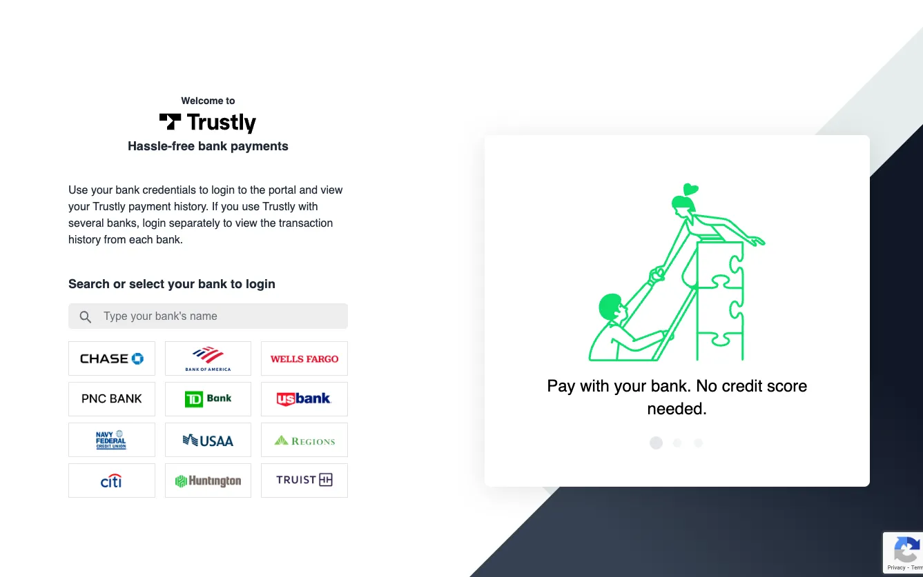 Welcome To Trustly Background Image
