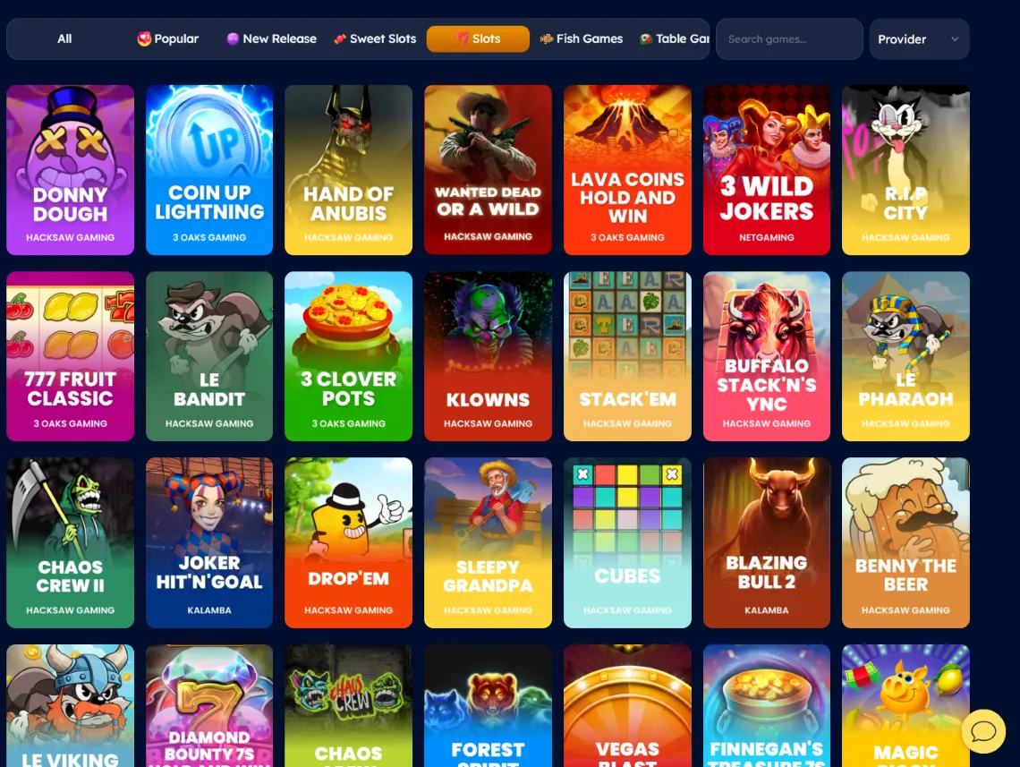 SpeedSweeps Casino Games Background Image