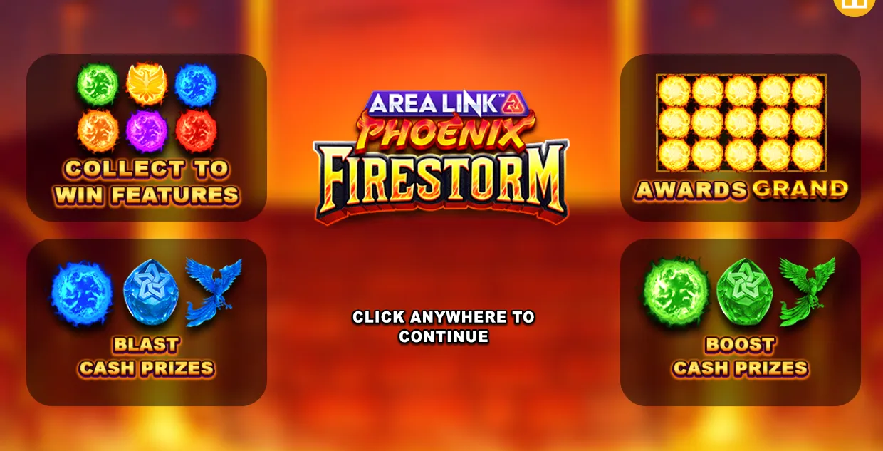 Area Link Phoenix Firestorm Slot Background Image