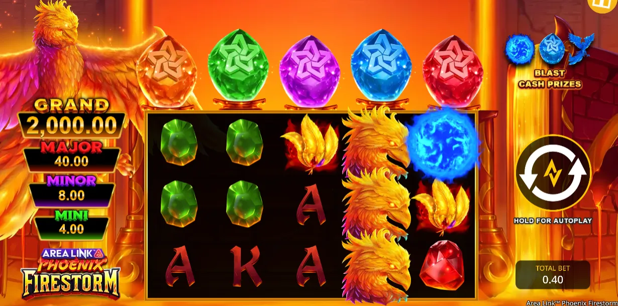 Area Link Phoenix Firestorm Game Background Image