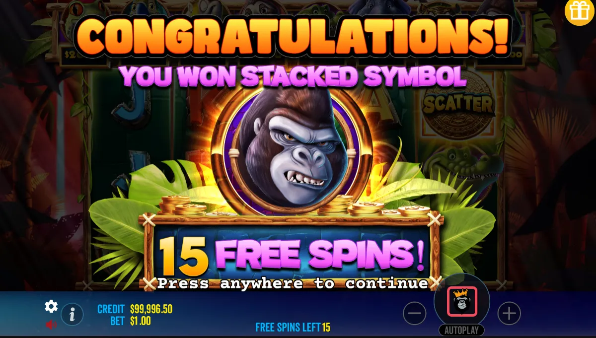 Jumbo Safari Free Spins Background Image