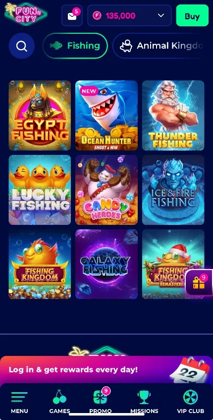 Funzcity Fishing Background Image