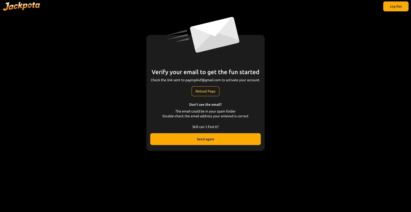 Jackpota Email Background Image