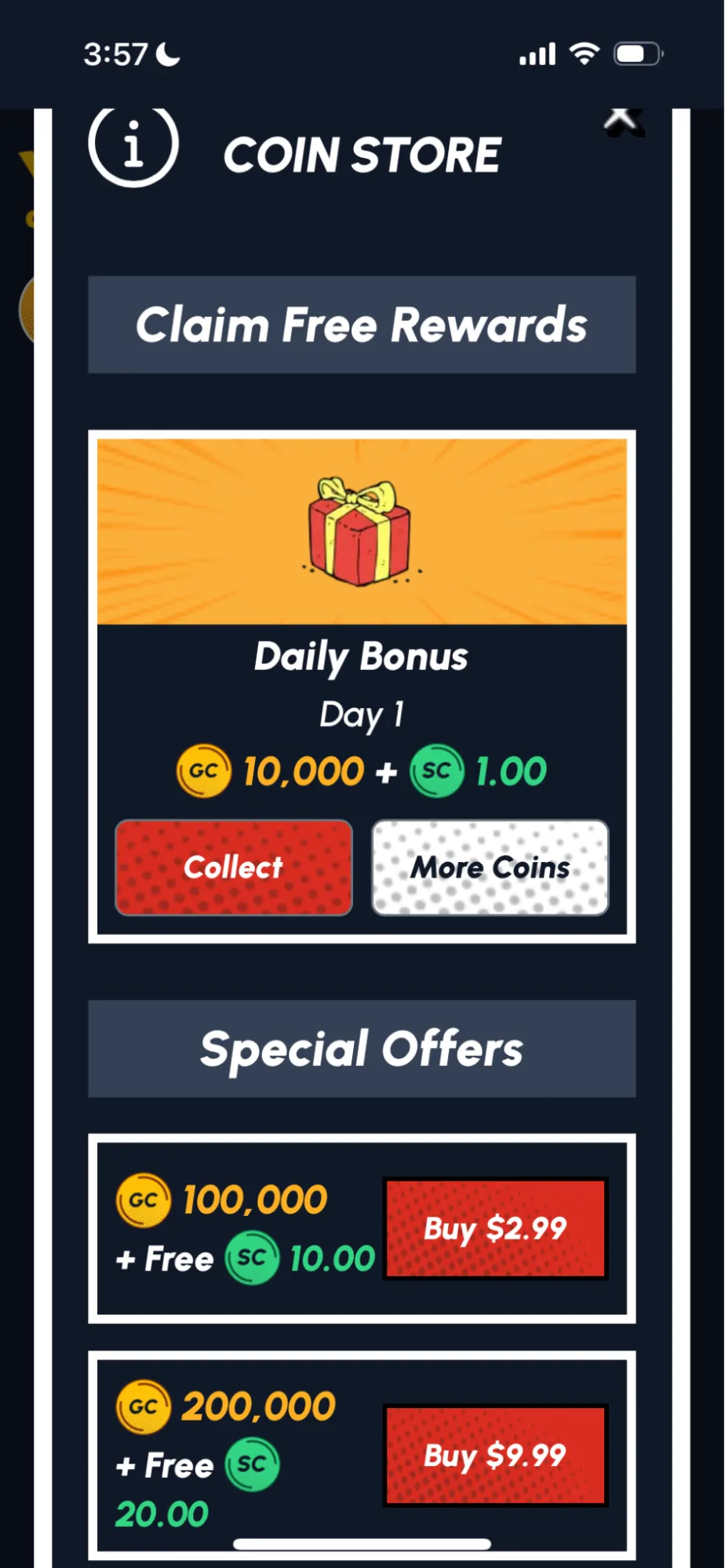 Yay Casino Special Offers Background Image