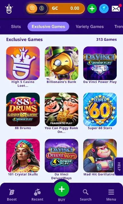 High 5 Casino Mobile Exclusive Background Image