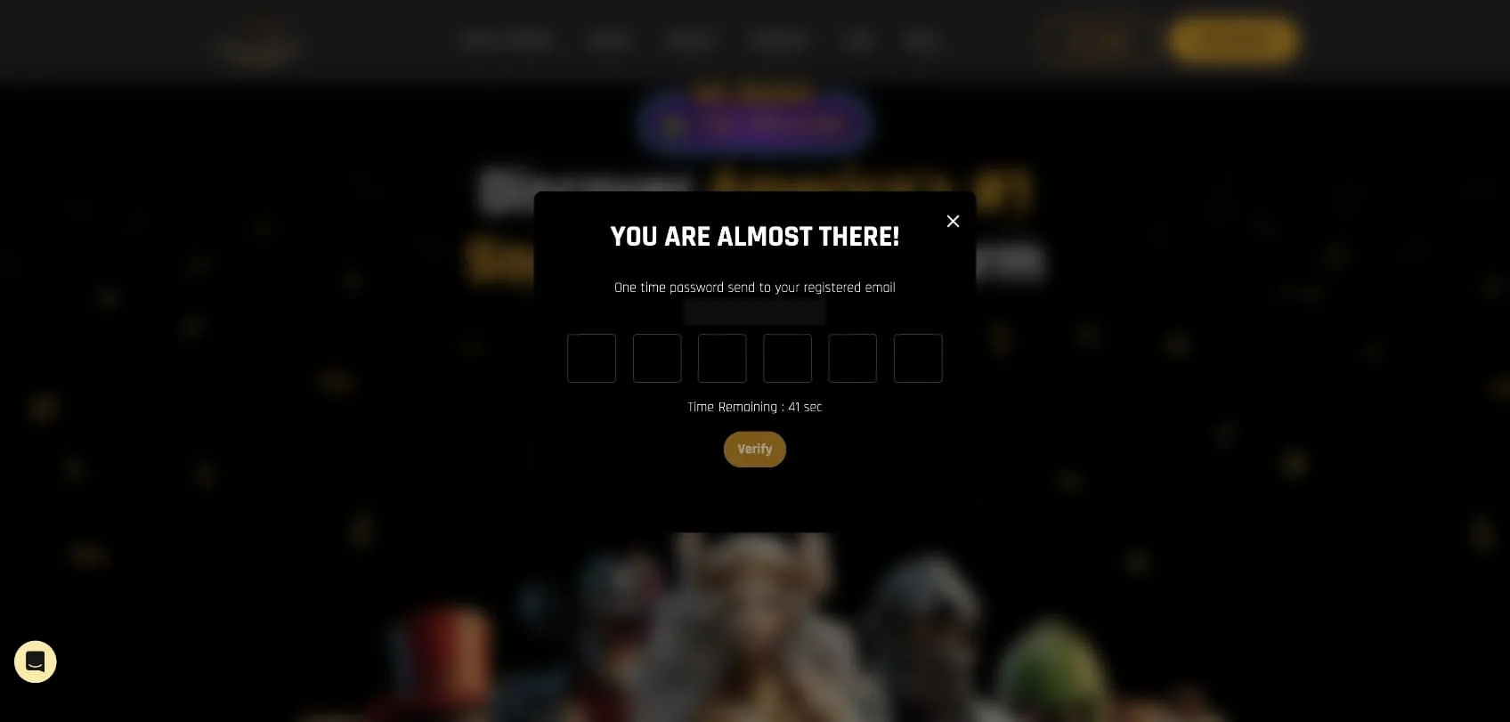 The Money Factory Sign Up Step Background Image