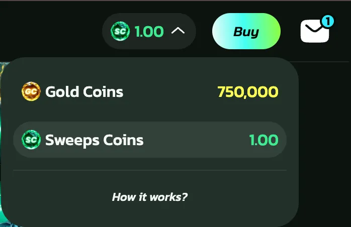 Stormrush Sweep And Gold Coins Background Image