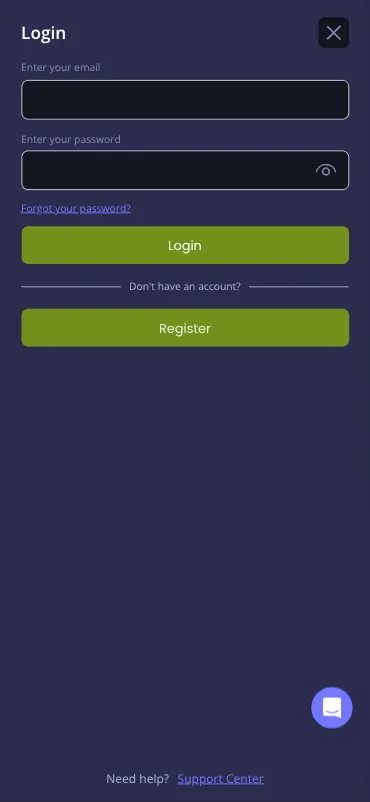 Login Jezzy Spins Background Image