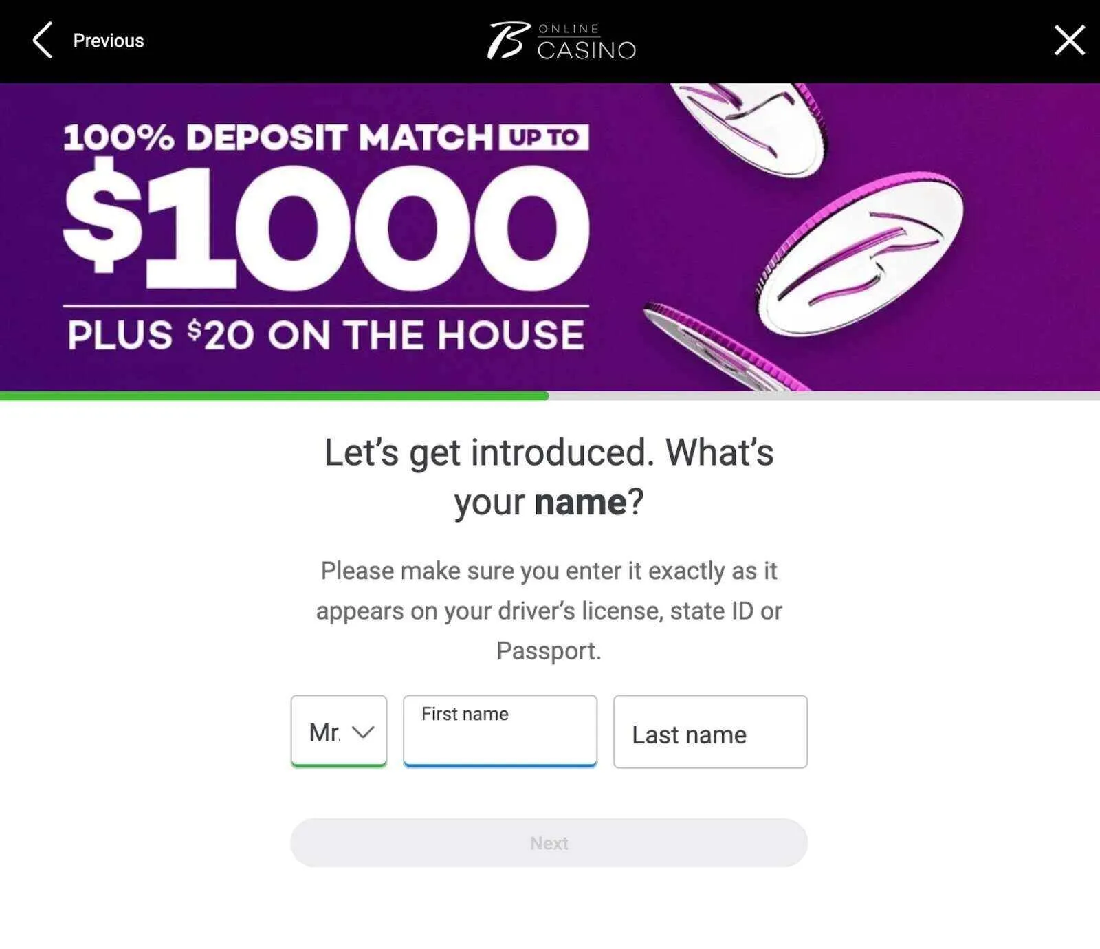 Introduce Yourself At Borgata Casino Background Image