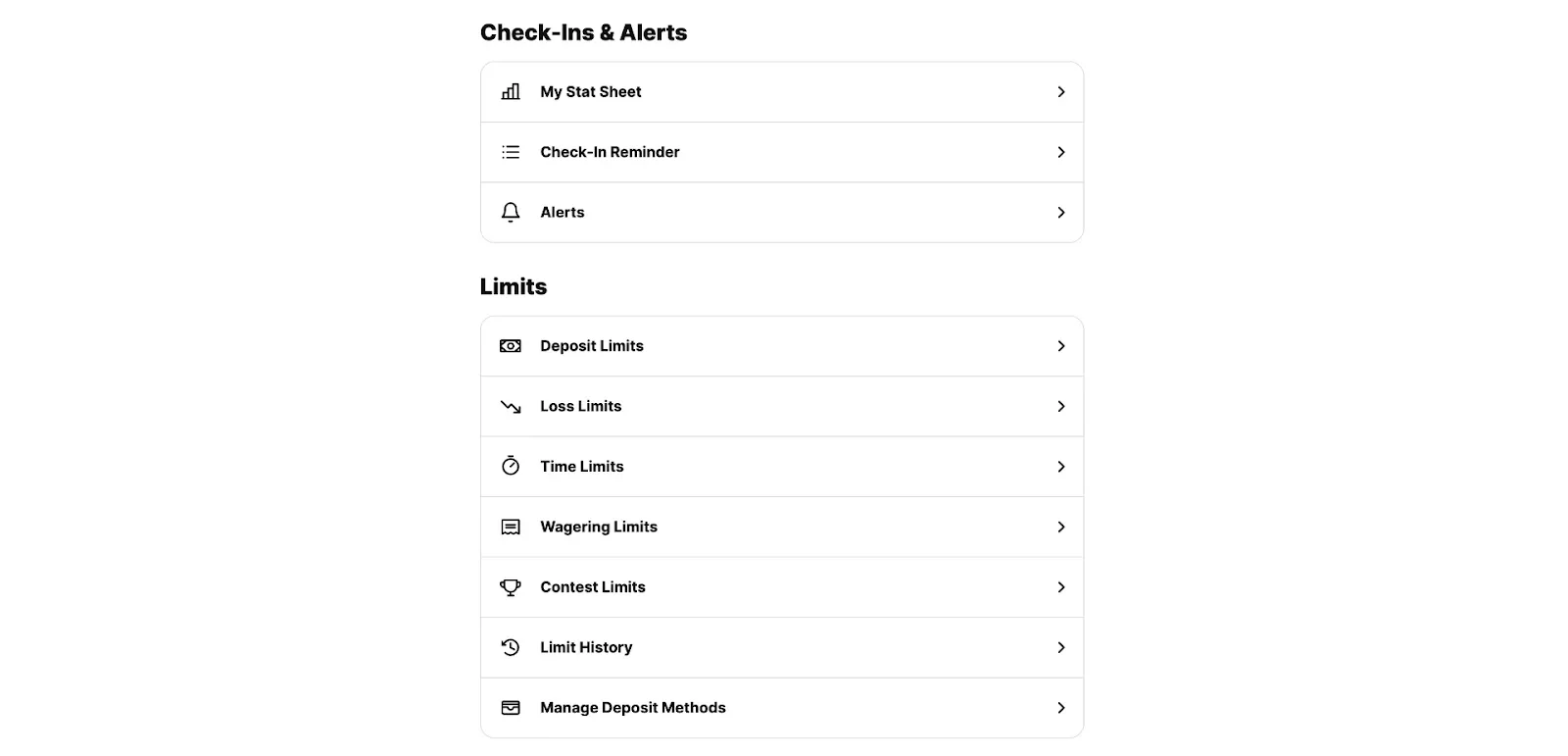 Responsible Gambling Tools Check In And Alerts At DraftKings Casino Background Image
