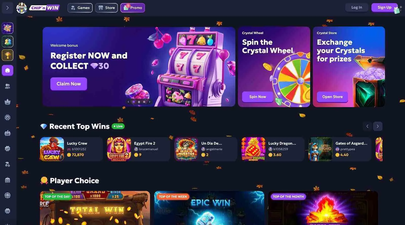 How To Sign Up For Chip'n Win? Background Image