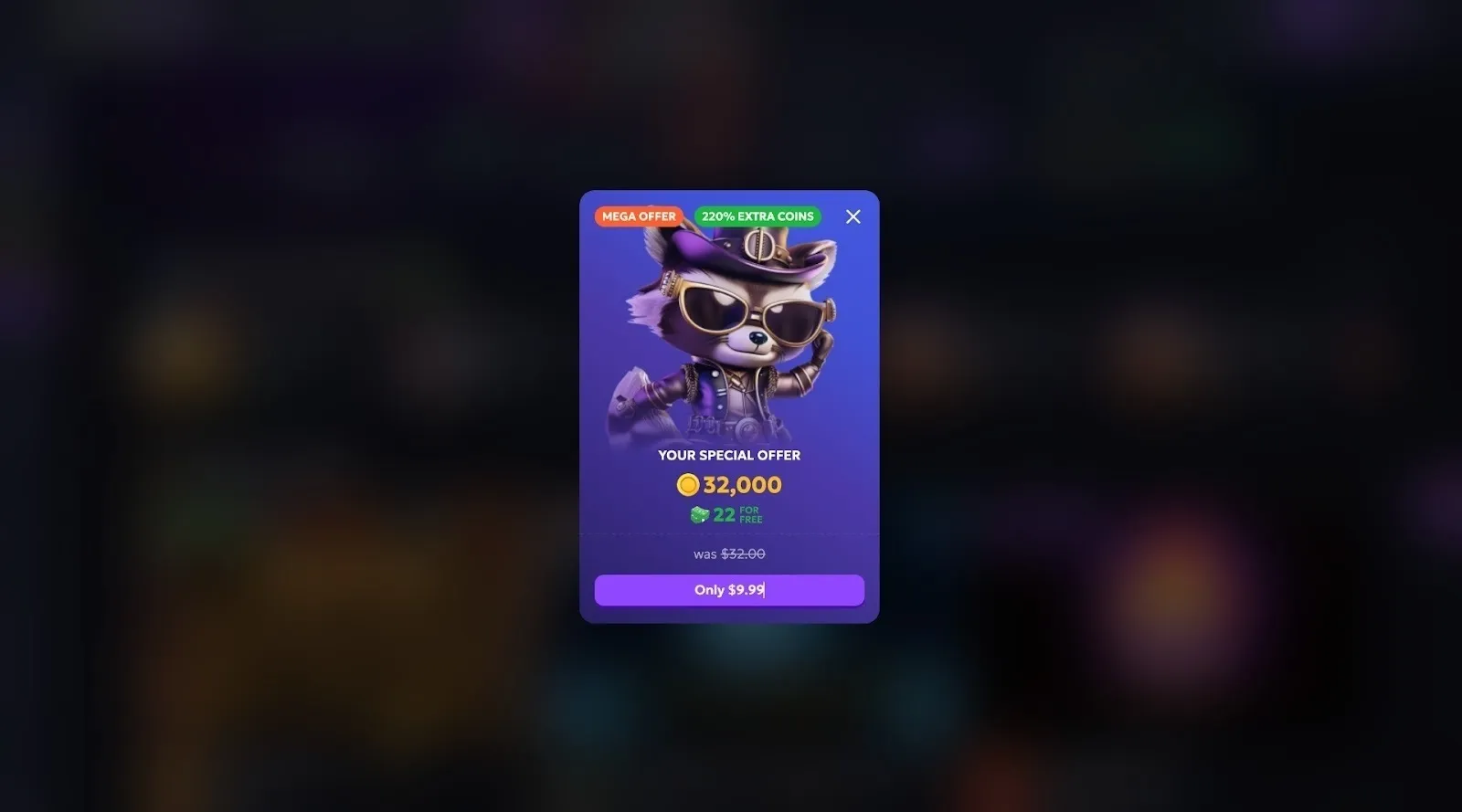 Chip'n Win Your Special Offer Background Image