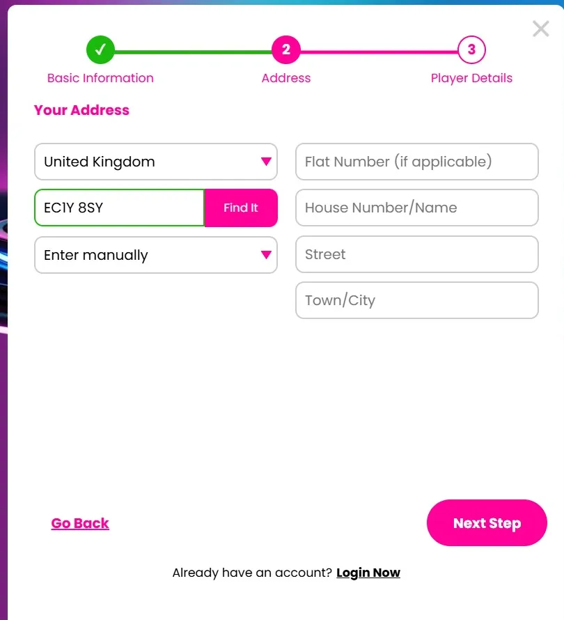 Registration Step 2 Background Image