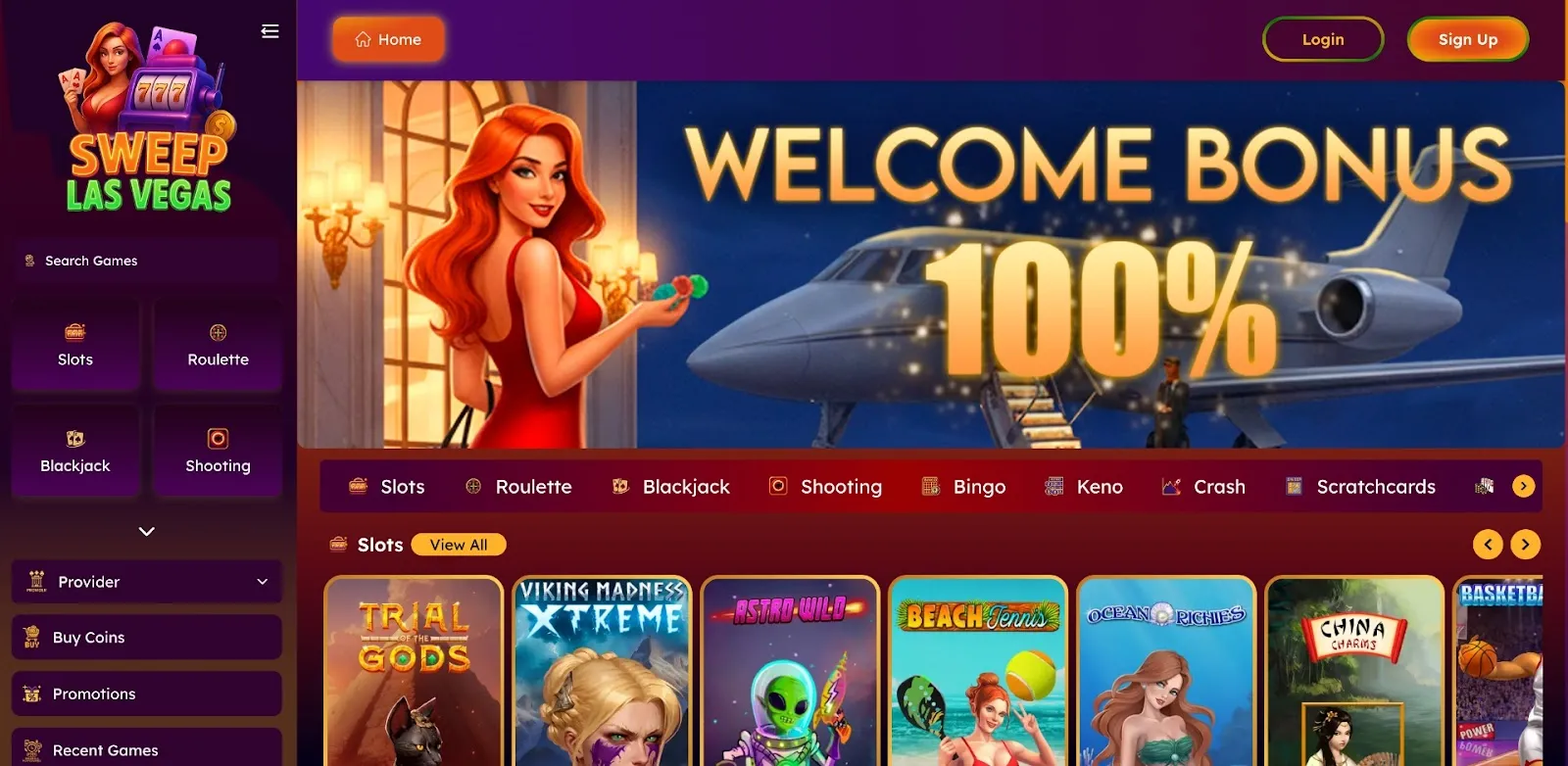 How To Sign Up For Sweep Las Vegas Background Image