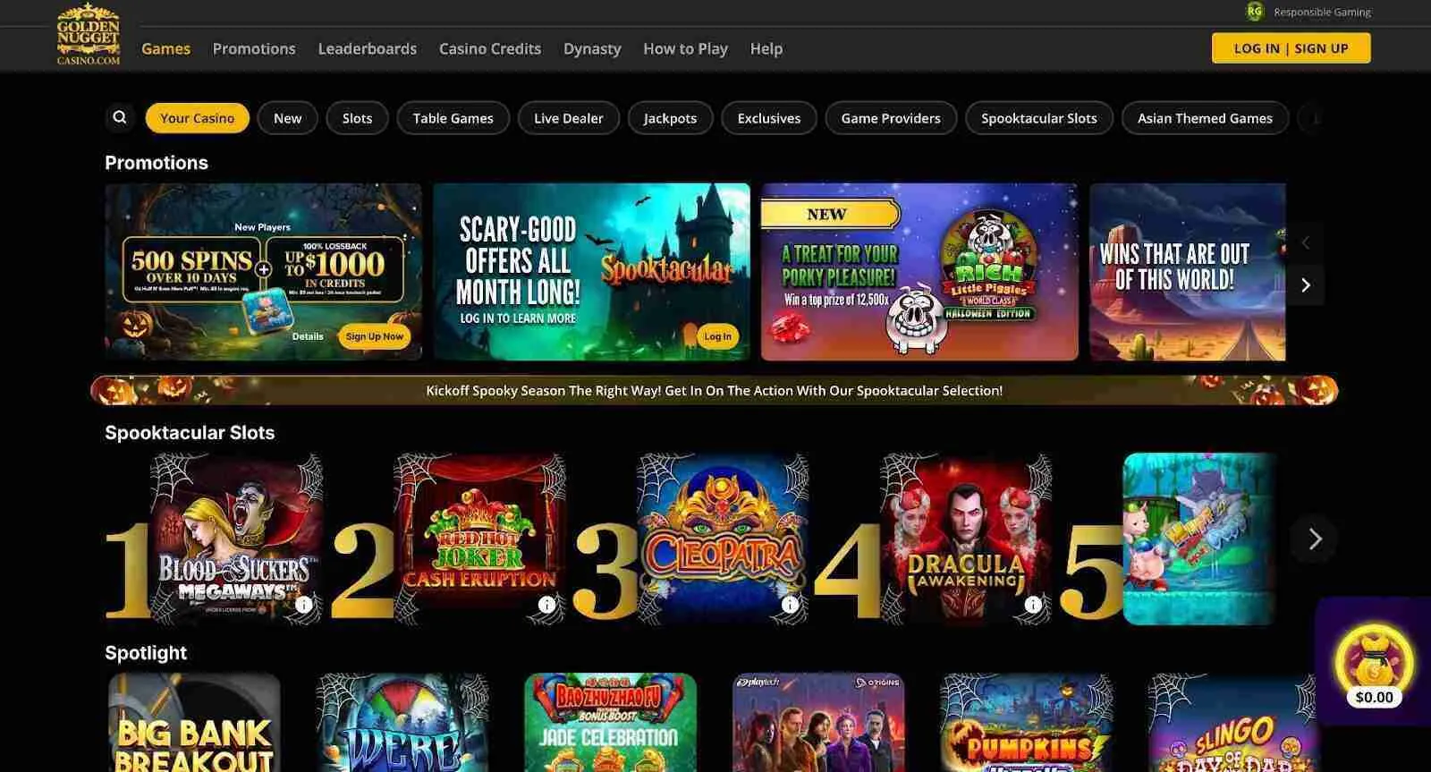 Promotions At Golden Nuggets Background Image