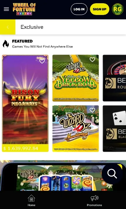 Wheel Of Fortune Casino On Mobile 4 Background Image