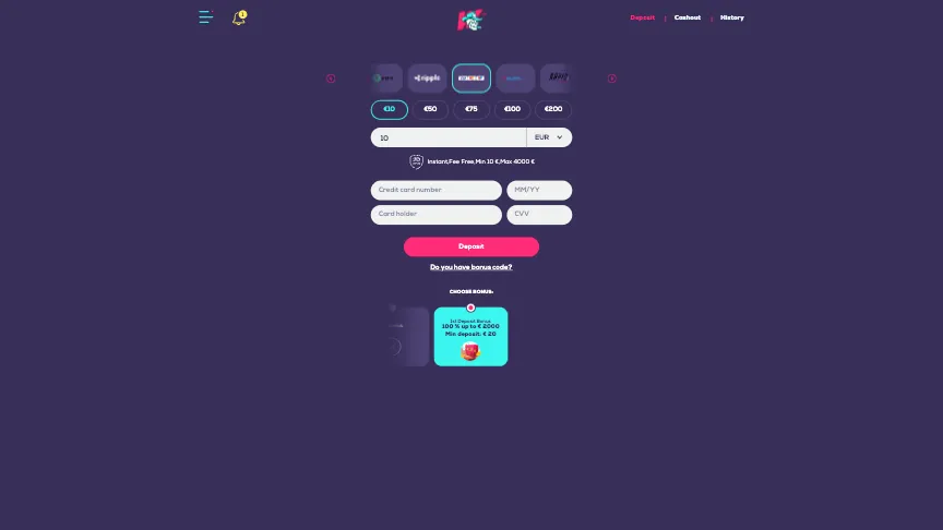 How To Use Your Promo Code And Unlock Your Bonus Step 2 Background Image