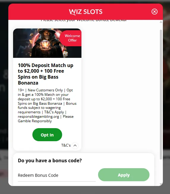 Gen172 Wiz Slots Casino Background Image