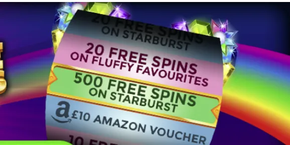 Free Spins Background Image