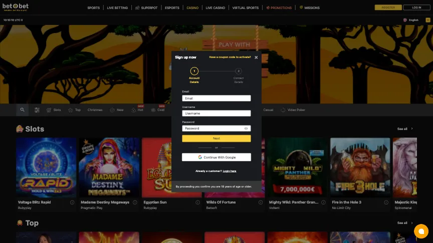 Sign Up Background Image