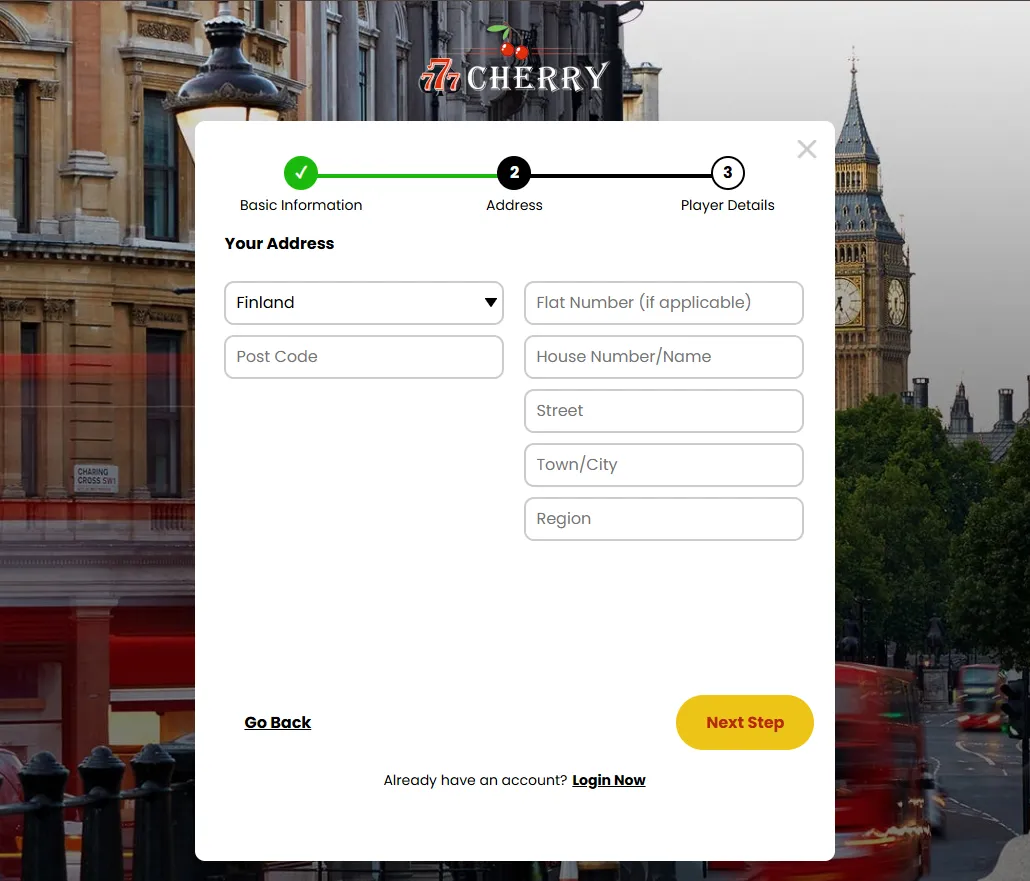 Registration Step 2 Background Image