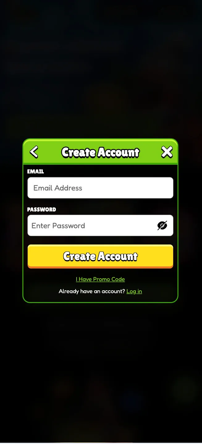 Create An Account At SweepJungle Background Image