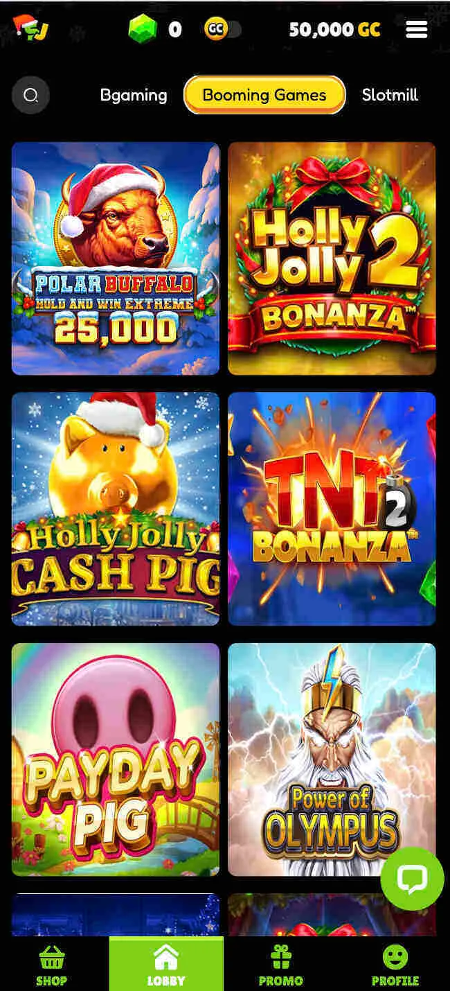 SweepJungle Booming Games On Mobile Background Image