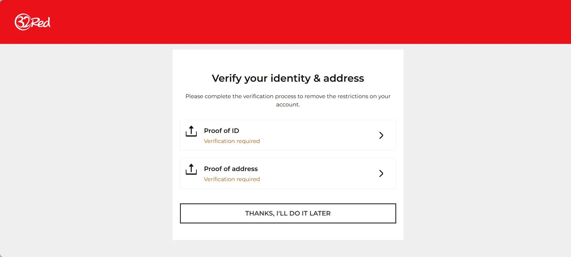 Verify Your Identity Background Image