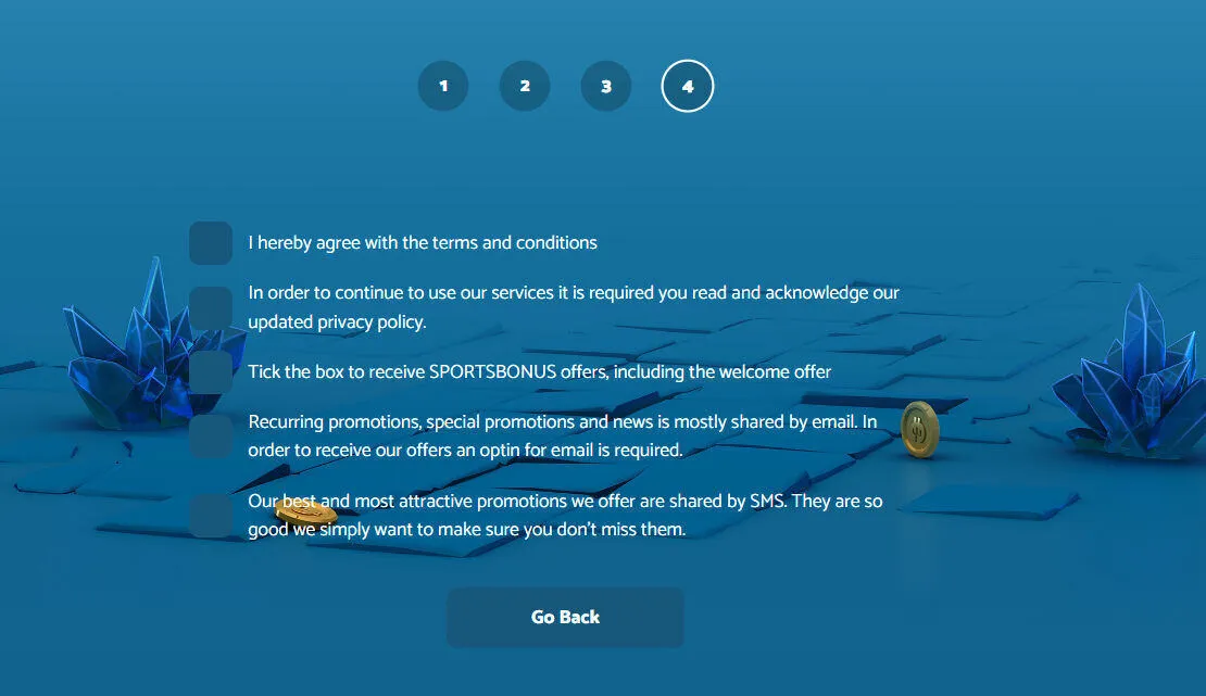 Accept Terms And Conditions At Yeti Casino Background Image