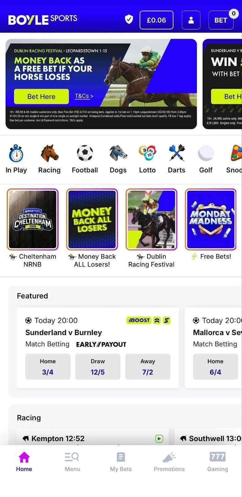 BOYLESports Casino Mobile Background Image