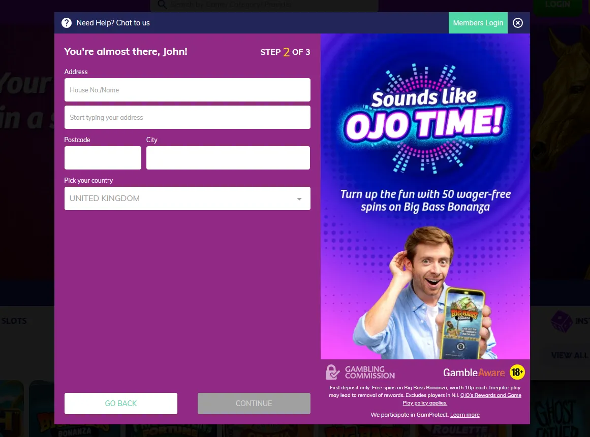 Enter An Address Background Image