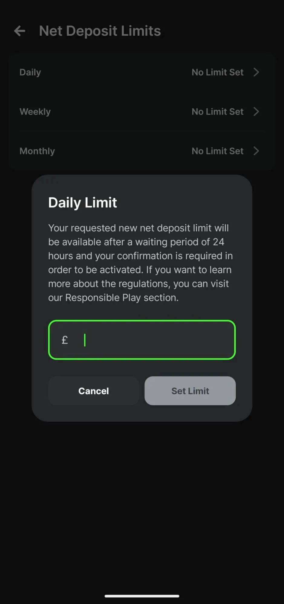 Daily Limit Background Image