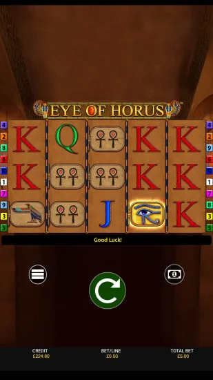 Eye Of Horus Slot On Mobile Background Image